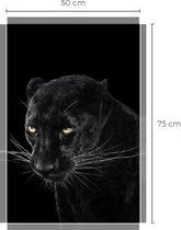 Panter - Eye for Eye - Canvas - woonkamer - Slaapkamer - kaarten - Canvas