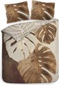 Heckett & Lane Roca Dekbedovertrek - Lits-jumeaux - 240x200/220 cm - Rustic Brown