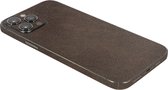 ScreenSafe Skin iPhone 12 Pro Max Brown Leather zonder logo