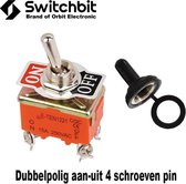 Tuimelswitch dubbelpolig aan-uit - 15A/250V
