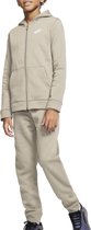 Nike Sportswear Fleece Trainingspak - Maat 146  - Unisex - grijs/beige
