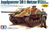 1:35 Tamiya 35285 German 38to Tank Destroyer Hetzer w/1 Figure Plastic Modelbouwpakket