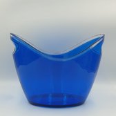 Bottles Better - Ice Bucket Logo Onderkant - Ijsemmer - Champagne/drank koeler 4 liter Blauw