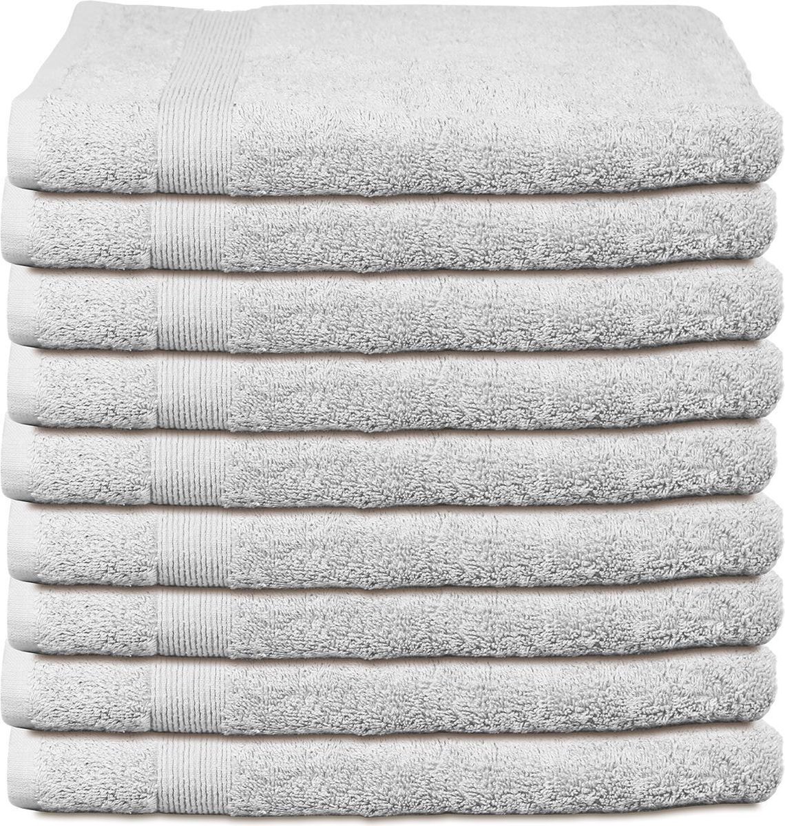 Polydaun Handdoek - Wit - 9 stuks - 50x100 cm