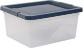 Clever Storage Kunststof opbergbox 2 liter - Transparant - Met deksel