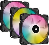 SP Series SP120 RGB ELITE 120mm RGB LEDFan with AirGuide Triple Pack with Lighting Node CORE