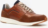 Hush Puppies leren heren veterschoenen - Cognac - Maat 44 - Echt leer