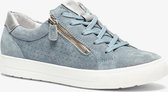 Hush Puppies suede dames sneakers - Blauw - Maat 38 - Echt leer - Uitneembare zool