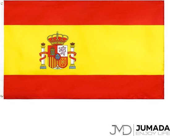 Jumada's Spaanse Vlag - Flag of Spain - Vlag Spanje - Vlaggen - Polyester - 150 x 90 cm