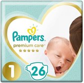 Pampers Premium Care Luiers Maat 1 - 26 Luiers