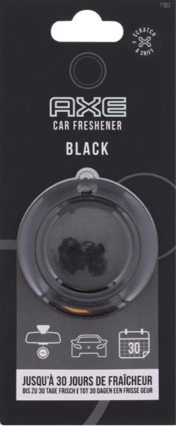 2x Axe auto luchtverfrisser - luchtverfrisser - axe - 2 stuks - Geur black - Auto luchtverfrisser - | Zorgt voor een frisse geur in iedere auto | Auto verfrisser - Trendy design - Auto Luchtje - Geurverfrisser.
