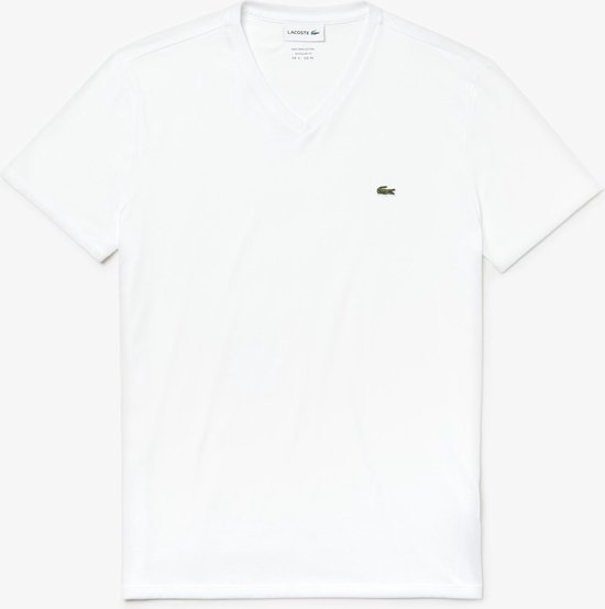 Lacoste Heren T-shirt - White - Maat XS