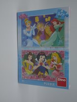 Disney pincess puzzel 2 puzzels van 77 stukjes