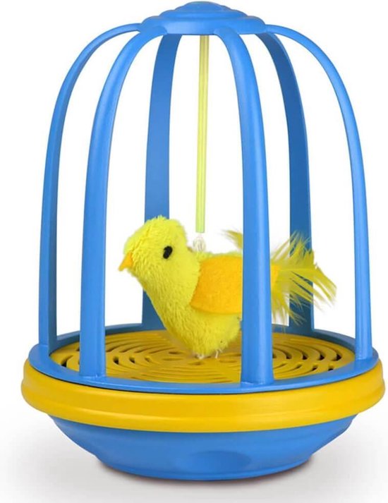 jouet interactif pour chat Oiseau dans une cage | bol.com