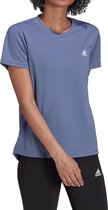 adidas - Designed 2 Move Sports Shirt - Dames Sportshirt - S - Blauw