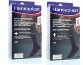 Hansaplast Sportcompressie Kousen 2x1 paar