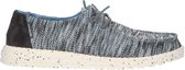 HEYDUDE Wendy Sox Dames Instappers Ice Blue |  Blauw | Textiel | Maat 37
