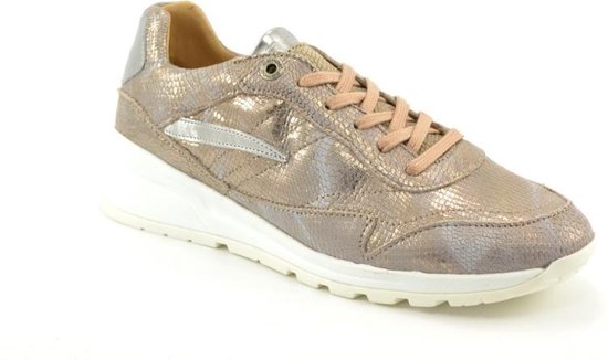 Rehab footwear - dames sneaker - taupe metallic - maat 38 | bol.com