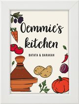 Islamitische Wenskaart: Fotolijst: Oemmie's kitchen