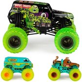 Hot wheels Monster Jam 3-pack schaal 1:64 Crosstown Crunch : All Beefed Up / Hound Hauler / 5 Alarm monster truck
