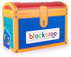 Blockaroo schatkist box-magnetisch speelgoed-peuter speelgoed-speelgoed 3 jaar/4jaar/5jaar- speelgoed jongens en meisjes- badspeelgoed
