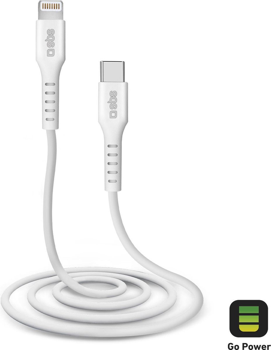 SBS Lightning naar Type C kabel MFi (1m)