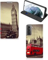 Smartphone Hoesje Geschikt voor Samsung Galaxy S21 FE Mobiel Bookcase Londen