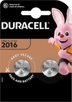 Duracell Lithium Batterij CR2016 - 3V - 2 stuks