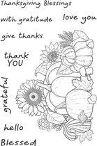 Grateful Clear Stamps (JD080) (DISCONTINUED)