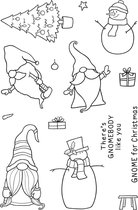 Merry Gnomes Clear Stamps (JD082) (DISCONTINUED)