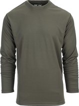 101 INC - Tactical t-shirt Quick Dry long sleeve (kleur: Groen / maat: L)