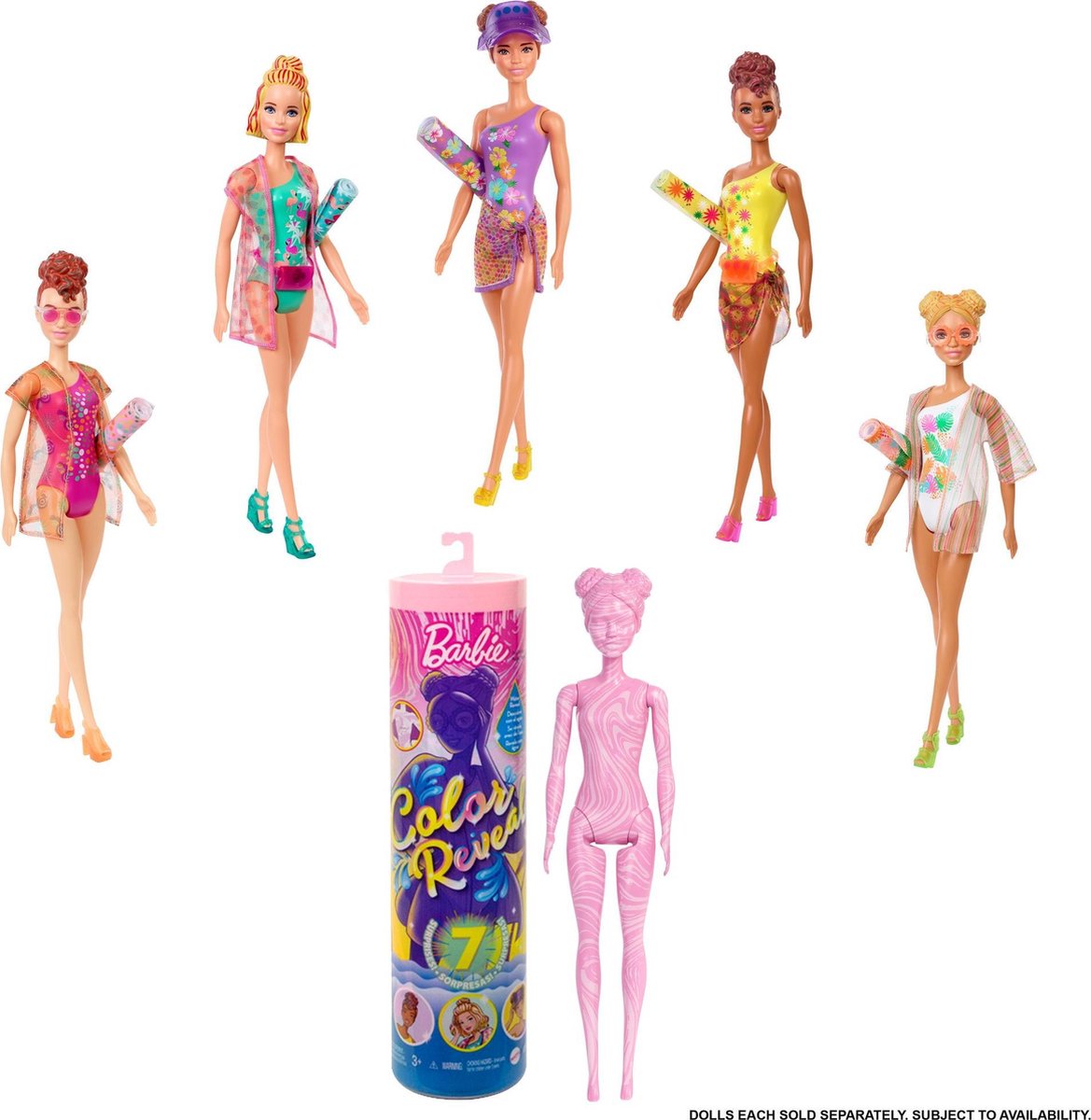 Barbie Color Reveal Doll (assorted) - Geppetto's Toys - Mattel
