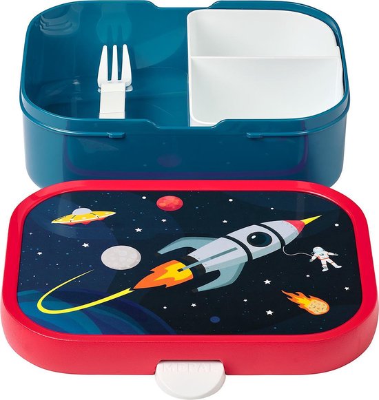 Mepal - Campus lunchset - Pop-up drinkfles + bento lunchbox - Space |  bol.com