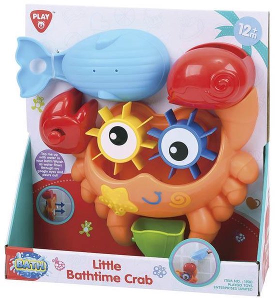 Playgo badspeelgoed krab met zuignappen voor in bad - kleurrijk waterspeelgoed. van Playgo — afbeelding 2