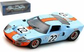 Ford GT40 #22 Winner 12Hrs Sebring 1969 "Gulf" J.Ickx/J.Oliver 1/43 Spark