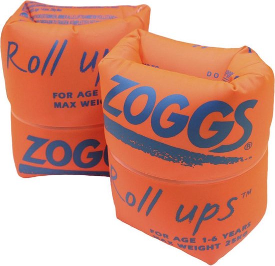 rukken Rubber pasta Zoggs - Zwembandjes Roll-Ups - Oranje - Maximum 25 kg - Maat 1/6 jaar |  bol.com