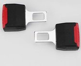 Universal Autogordel-Clip-Veiligheidsauto gordel-Lock Gesp-Auto Interieur Accessoires-Comfortabel en veilig autorijden-Autogordel Verlenggesp 2 stuks -Zwart