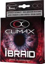 Gevlochten Lijn - Climax - Ibraid - Fluo Red - 135m - 6,8kg - 0,10mm