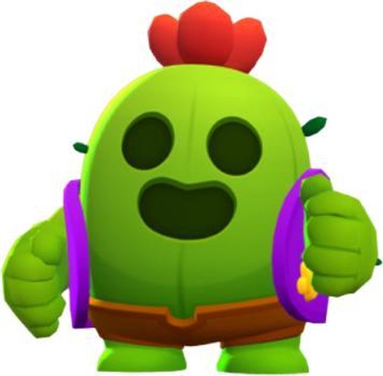 Bol Com Spike Brawl Stars Knuffel 20cm Pluche Brawler Supercell Power Points Brawl - brawl star poppetjes