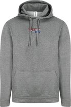 FitProWear Polyester Hoodie Dutch - Unisex -  Grijs - Maat XL - Mannen / Vrouwen - Sporttrui - Hoodie - Trui - Sweater - Polyester trui - Trui Capuchon - Sportkleding - Casual Kled