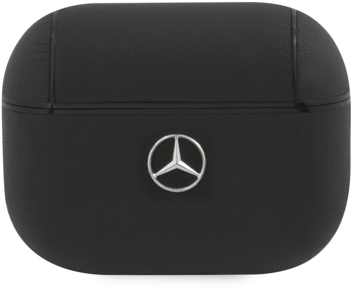 Mercedes-Benz Airpods Pro 1 (1e generatie) Case - Zwart - Metal Logo