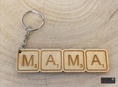 Sleutelhanger Mama - Hout - Moederdag - cadeau