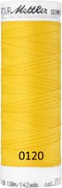 Mettler SERAFLEX elastisch machinegaren, 130m,  0120 warm geel, summersun