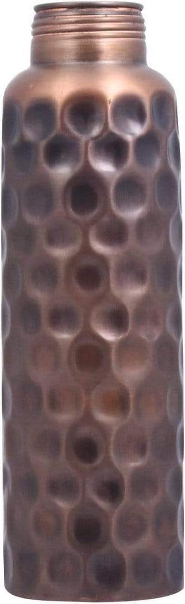 Copper Artisan Single Wall Water Bottle, 1000ml