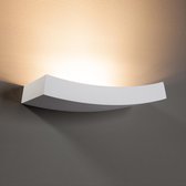 Lindby - Wandlamp - 1licht - gips, metaal, glas - H: 7 cm - G9 - wit