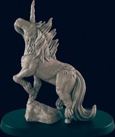 3D Printed Miniature - Unicorn - Dungeons & Dragons - Beasts and Baddies KS