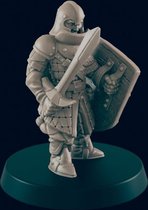 3D Printed Miniature - Guard Infantry - Dungeons & Dragons - Beasts and Baddies KS