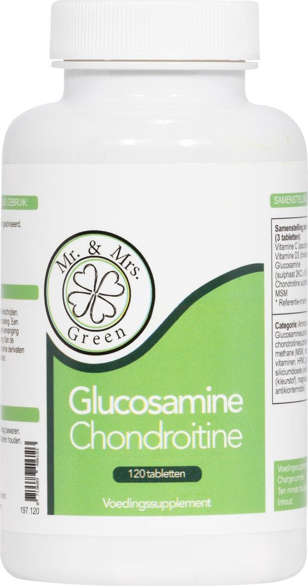 Goedkoopste Glucosamine Chondroitine met vitamine C en MSM - 120 tabletten