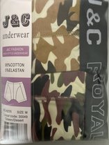 katoenen heren boxershort j&c - 2 pack - maat M