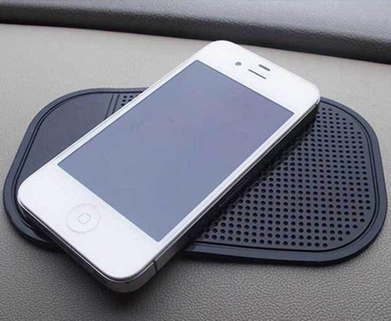 Tapis Antidérapant Tableau De Bord Voiture – Support Téléphone Rotatif + Rangement